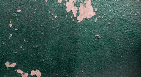 old wall painted with green paint. backgroundの写真素材