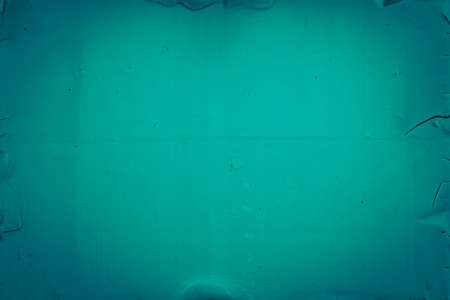 old wall painted blue. background or textureの写真素材