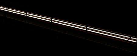 lights of cars with night. long exposureの写真素材