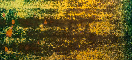 copper sheet with colorful. background or textura patternsの写真素材