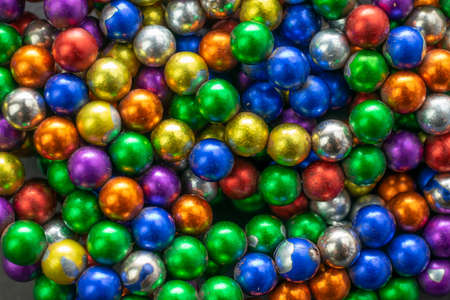 colored balls with visible details. background or textureの写真素材