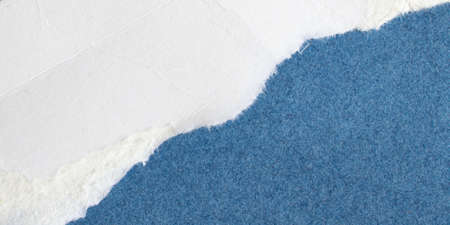 blue and white sheet of paper with a visible texture
