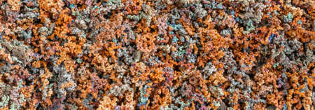 colored copper crystals with a visible texture. backgroundの写真素材