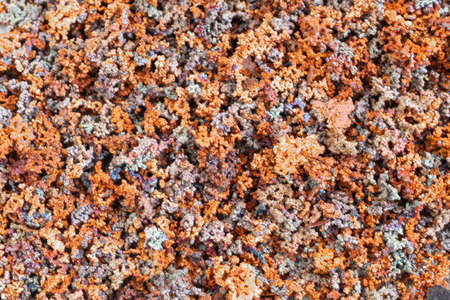 colored copper crystals with a visible texture. backgroundの写真素材