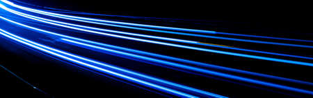 abstract red car lights at night. long exposure
