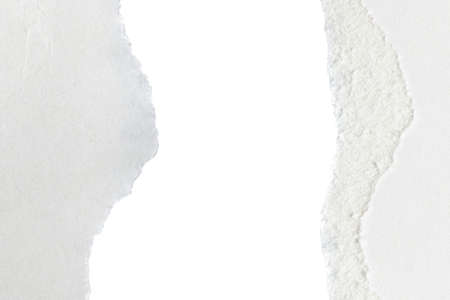 white paper on a white isolated background