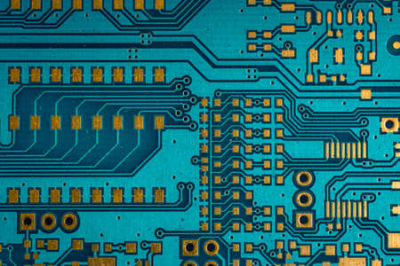 Modern Circuit Board Background Banner. background or texture
