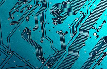 Modern Circuit Board Background Banner. background or texture
