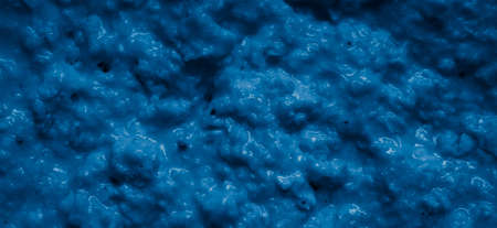 blue scrambled eggs with a visible texture. backgroundの写真素材