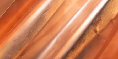 copper sheet with visible details. background or textureの写真素材