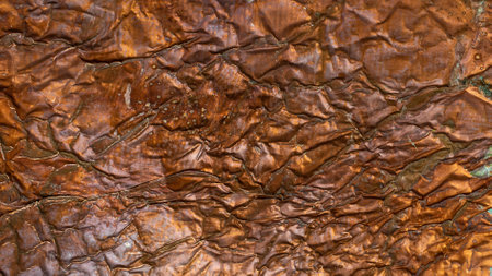copper sheet with colorful. background or textura patternsの写真素材