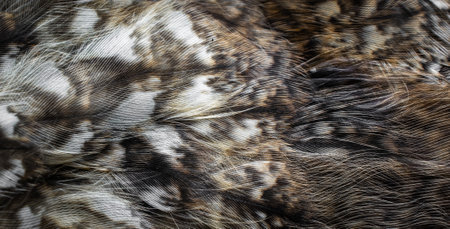 white and white feathers of the owl