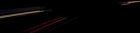 lights of cars with night. long exposure