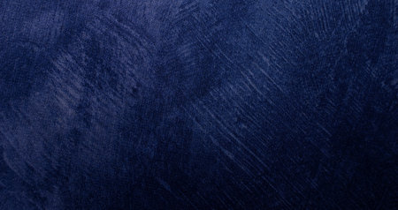 blue cotton fabric with an interesting pattern