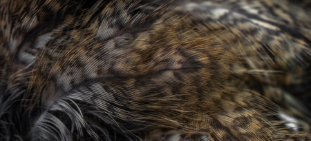 white and white feathers of the owlの写真素材