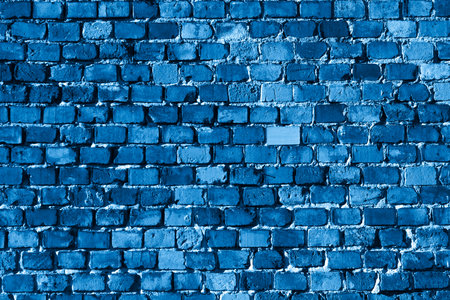 macro photo of blue brick with visible texture. backgroundの写真素材