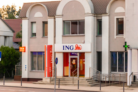 PoznaÅ, Poland -28.05.2023- Ing bank Slaski in PoznaÅのeditorial素材