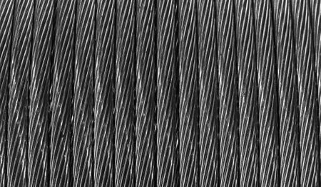 black copper wires with visible details. background or texture