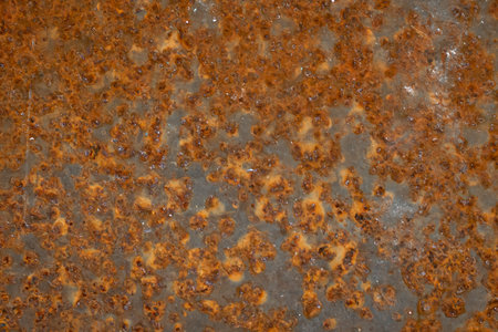 rusty old sheet of brown color. background or textureの写真素材