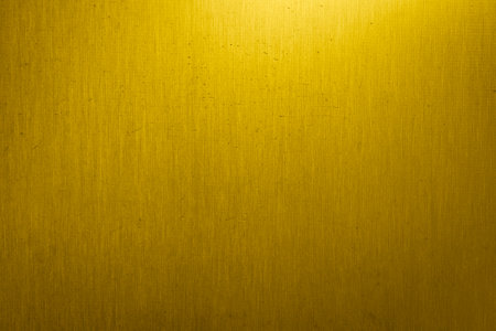 steel sheet painted with yellow paint. background or textureの写真素材