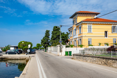 Zadar, Croatia - 18/09. 2023 - Croatian coastal city of Zadarのeditorial素材