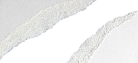 white paper on a white isolated backgroundの写真素材