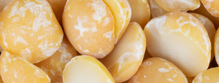 orange dried peas with visible details. background or texture