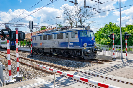 Ustka, Poland - 26/06/2024 - ICCC PKP Intercity train at Ustka railway stationのeditorial素材