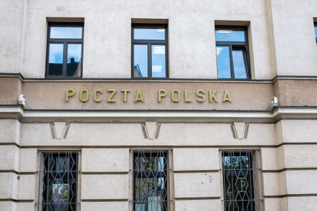 Zakopane, Poland - 12/07/2024 - Polish post office building in Zakopaneのeditorial素材