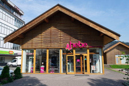 Zakopane, Poland - 12/07/2024 - Hebe cosmetics store in Zakopaneのeditorial素材