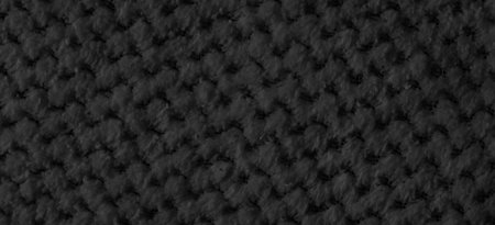 black braided material with an interesting pattern