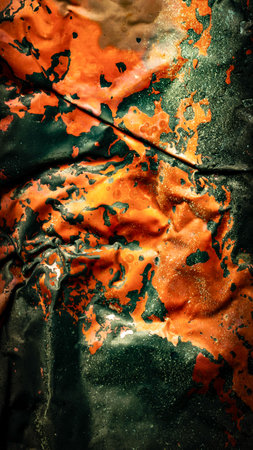 copper sheet with colorful. background or texture patterns