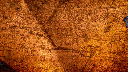 copper sheet with colorful. background or texture patternsの写真素材