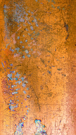copper sheet with colorful. background or texture patterns