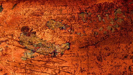copper sheet with colorful. background or texture patterns