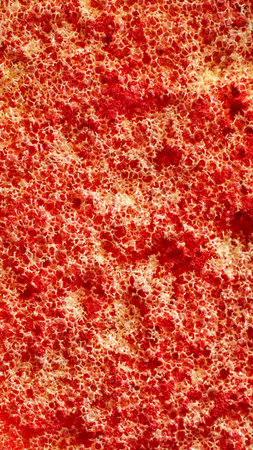 red dishwashing sponge. texture or background