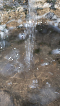 interesting ice patterns on the ground.