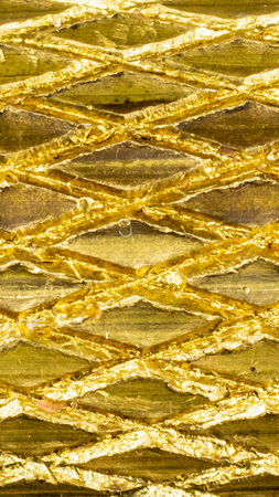 golden metal with diamond-shaped patterns, texture or background