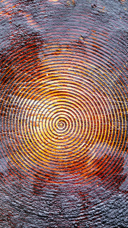 old aluminum sheet with burnt marks from the pan