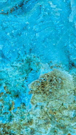 blue limestone rock with visible details. background or texture