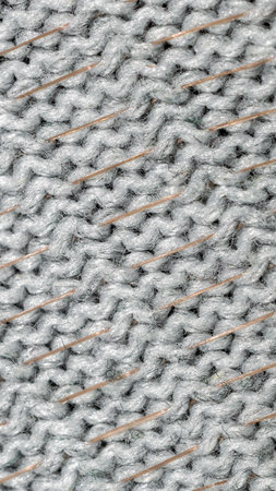 macro photo of gray cotton material. background or texture