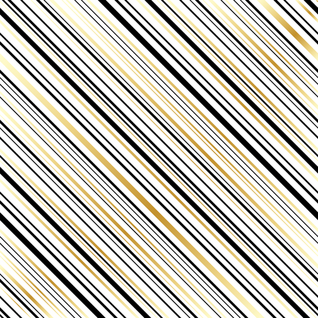 Gold and black lines. Abstract seamless patternのイラスト素材