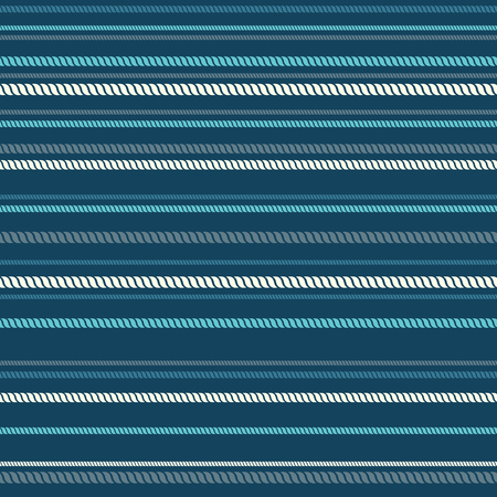 Marine ropes seamless pattern. Linear seamless background.のイラスト素材