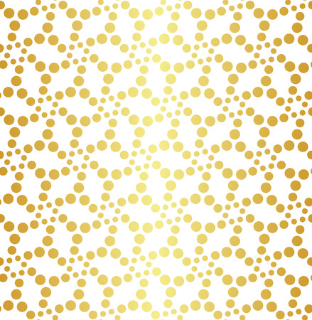 Geometric golden seamless patternのイラスト素材