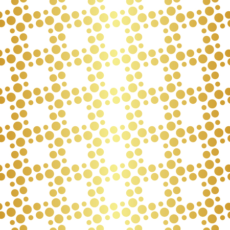 Geometric golden seamless patternのイラスト素材