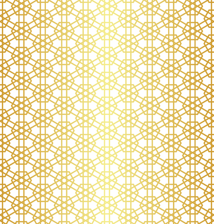 Geometric golden seamless patternのイラスト素材