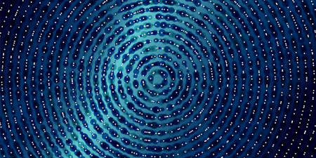 Abstract geometric vector background with texture from concentric circles ..のイラスト素材