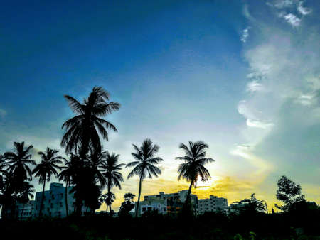 The sky reminds us that all things are possibleの写真素材