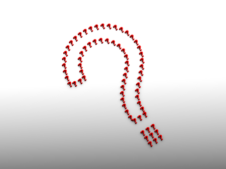 Question-mark symbol with question mark