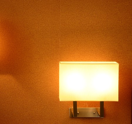 A lamp in the roomの写真素材